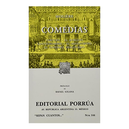 Comedias - Moliere ( Solo Nuevos/ Originales)