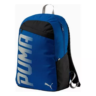 Mochila Pioneer I Backpack 02 Puma 074714 Color Azul Diseño De La Tela Liso