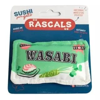 Rascals Juguete Anti Estrés P/ Gato Sobre Wasabi Mascota Pet