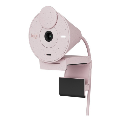 Webcam Logitech Brio 300 Rose 2mp/30fps Color Rosa Pálido