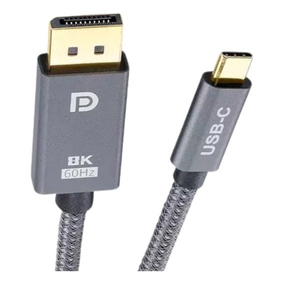 Cable Usb C 3.1 A Displayport V1.4 2m (8k 60hz - 4k 144hz)