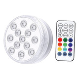 Luz Lampara Led Rgb Sumergible Para Piscinas Recargables