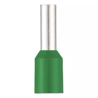 Puntera Hueca Tubular 6mm Verde (x100u) Ze6012 Zoloda 