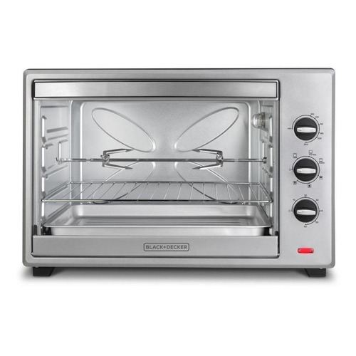 Horno de mesa eléctrico Black+Decker TO7000 67L plateado 220V