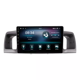Multimidia Corolla Fielder 02/08 Android 13 Auto Carplay 9p 