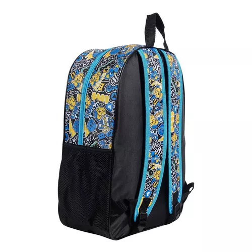 Mochila Escolar Infantil Brancoala Oficial Cor Azul/preto