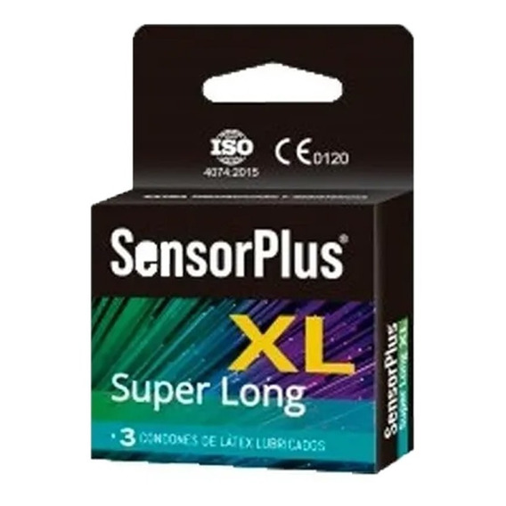 Caja 3 Preservativos Super Long Xl Sensorplus Baratisimos 