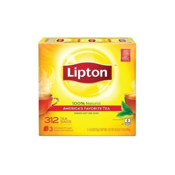 Lipton Sobres De Té Negro 312 Sobre - Unidad a $193