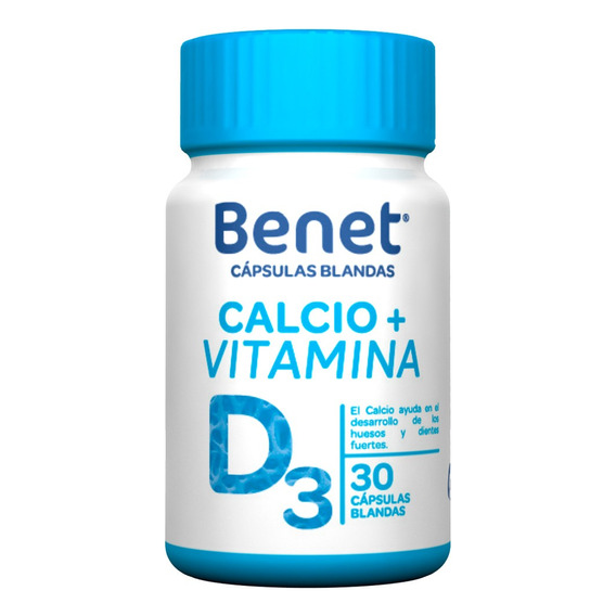 Cápsulas Bénet Calcio + Vitamina D3