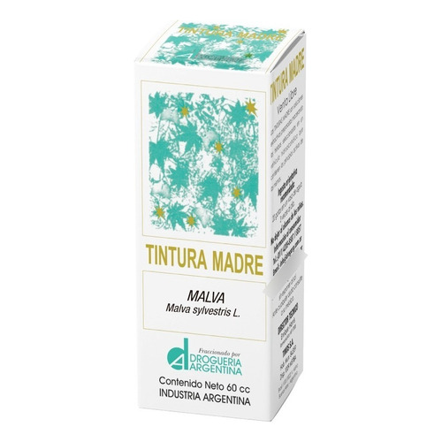 Tintura Madre Drogueria Argentina 60ml Linea Completa Sabor Malva