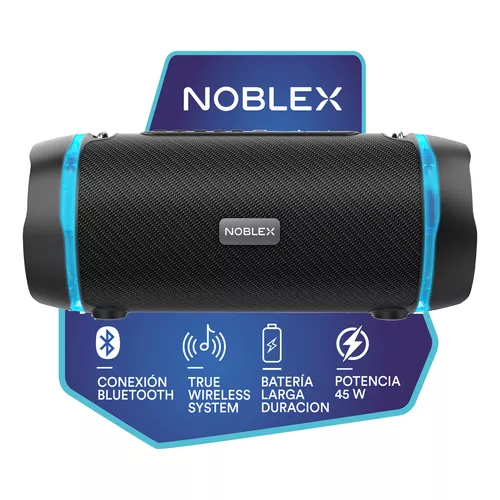 Noblex - Parlante portátil Noblex Bluetooth 5W Negro