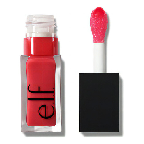 Elf Glow Reviver Lip Oil Tono Red Delicious 7.6ml Acabado Brillante Color Rojo