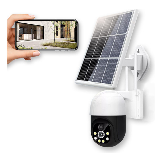 Camara Cctv Exteriores Solar 4g Hd Panel Solar Bateria