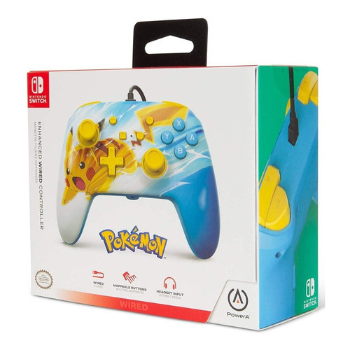 Control Pro Alambrico Power A Switch Pikachu Charge