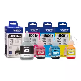 Pack X4 Tinta Brother Original T300 T500 T700