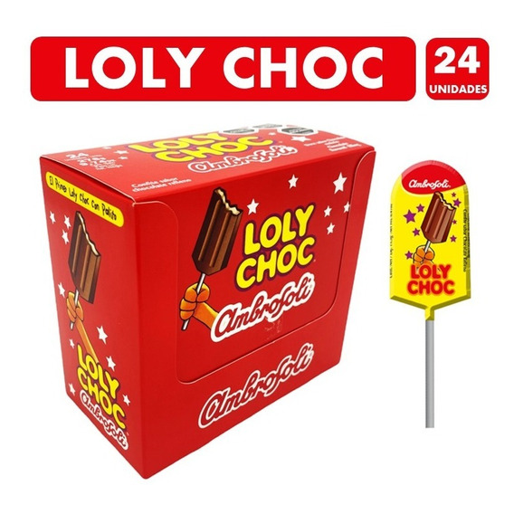 Chocolate Loly Choc (display Con 24 Paletas)