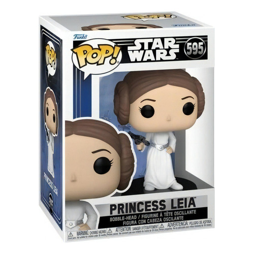 Figura De Accion Princesa Leia 595 De Star Wars Funko Pop 