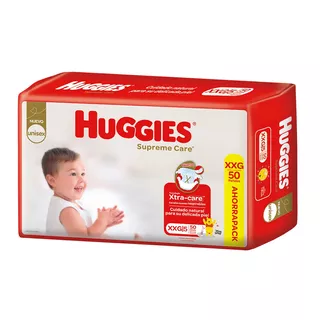 Pañales Huggies Supreme Care  Xxg X50  Unidades