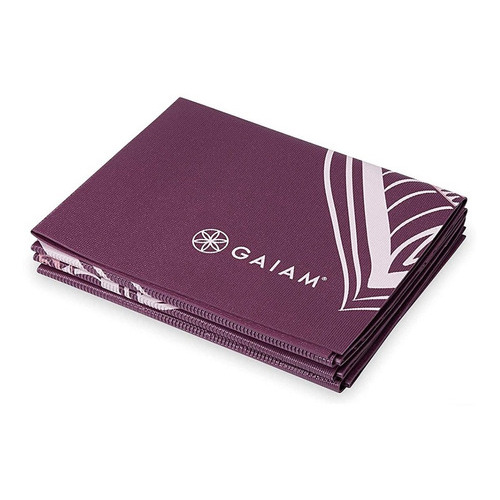 Tapete Para Yoga Plegable Azul 2 Mm Foldable Mat Gaiam Color Violeta
