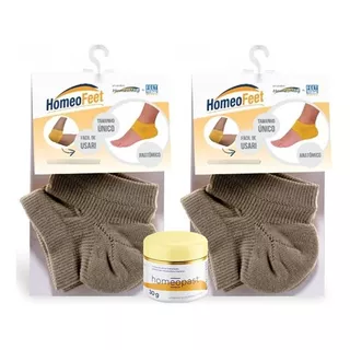  Kit Creme Hidratante Homeopast E Duas Homeofeet - Hmulti Tipo De Embalagem Pote