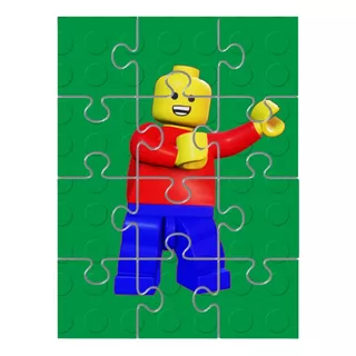 Quebra Cabeça Para Festa Lembrancinha Lego 10 Un. Mod Vx5
