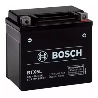 Baterias Bosch Gel Btx5l Ytx5lbs Honda Titan Cg Xr150 Pcx 