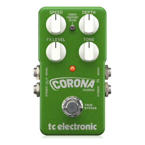 Pedal Efecto Guitarra Tc Electronic Corona Chorus Color Verde