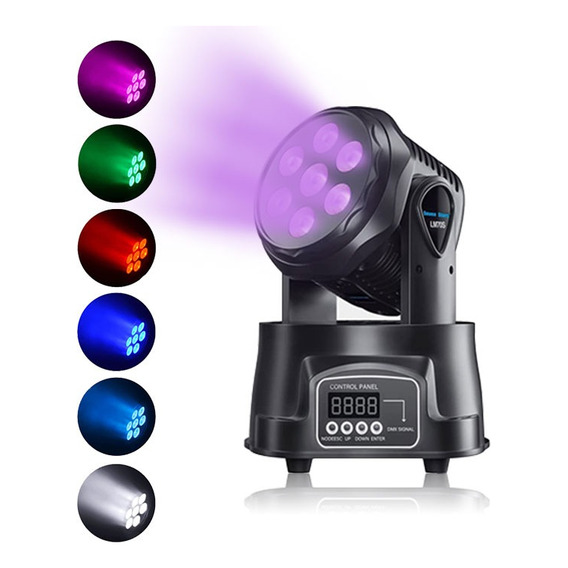 Luz De Efecto Led Rgb Mobile Laser Head Dj Light 35w