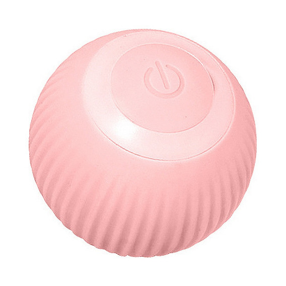 Pelota Inteligente Para Gatos Juguete Interactivo Automático Color Rosado