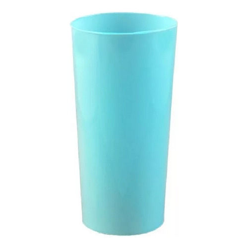 Vaso Trago Largo 280ml Pastel Colores Cotillon Fiesta X 20 U Color Celeste pastel