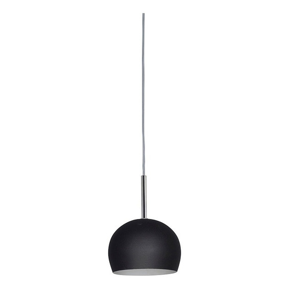 Lampara Colgante Moderno Negro Ø15cm Led E27 Vg