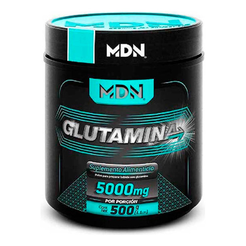 Glutamina Mdn - 500 Gramos 100 Porciones Sabor Sin Sabor