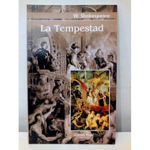 La Tempestad, De  William Shakespeare. Editorial Gradifco, Tapa Blanda En Español, 2010