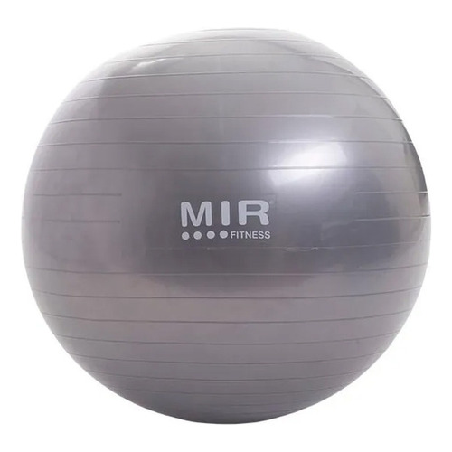 Pelota Esferodinamia 75 Cm Reforzada Mir Gris Medicinal Fit