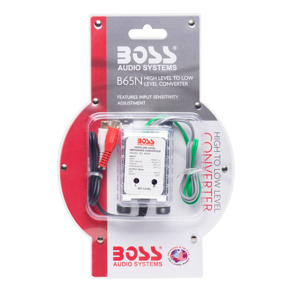 Convertidor De Alto Nivel A Rca Adaptador De Impedancia Boss