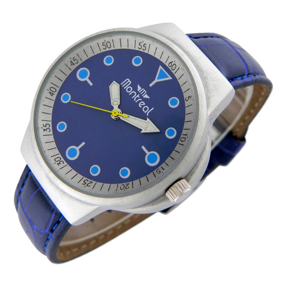 Reloj Pulsera Montreal Hombre Ml1107 Agujas Luminosas