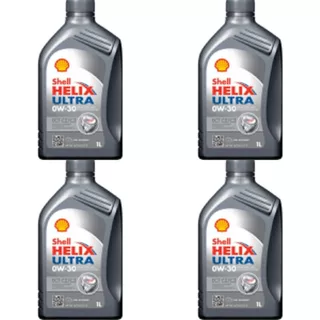 Kit C/4 Shell 0w30  Sintético Helix Ultra Ah 1l