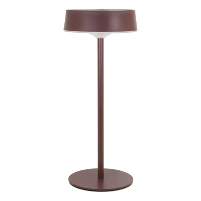 Vel Led Moderno Regulable Luz Cálida Fría Usb/solar Marron Marrón