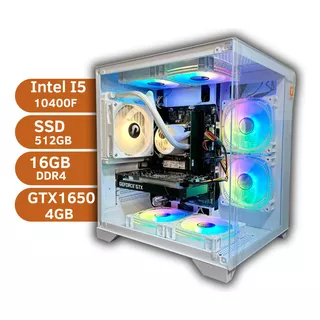 Pc Gamer I5 Aquario 10400 16gb Ssd 512gb Gtx1650 Watercooler