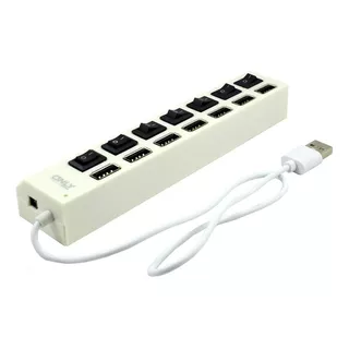 Hub Usb Multiplicador 7 Puertos Usb Con Teclas Led Only