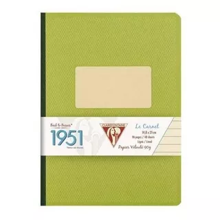 Caderno Pautado 1951 Clairefontaine A5 Verde