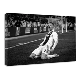 Cuadro Decorativo Canvas Cristiano Ronaldo Juventus 80x60