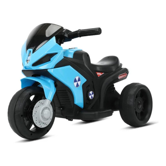 Motocicleta Infantil Recargable 6v Con Luces Y Sonido Niños Color Azul