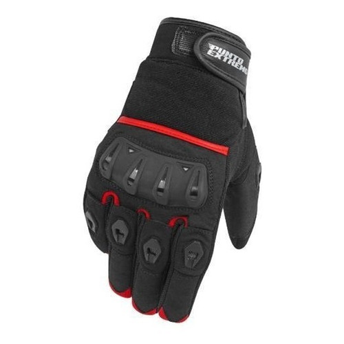 Guantes Touch  Punto Extremo Figther Rojo Moteros Talla Xl
