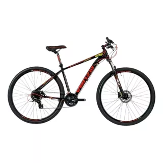 Mountain Bike Venzo 24 Velocidades Thorn Revo  2023 R29 M 24v Frenos De Disco Hidráulico Cambios Shimano Color Negro/rojo/amarillo  
