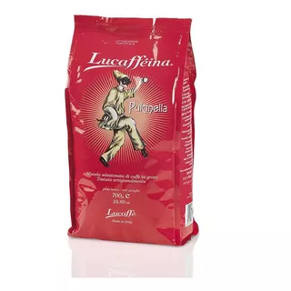 Café Grano Entero Lucaffe Pulcinella 700g.  Envío Gratis