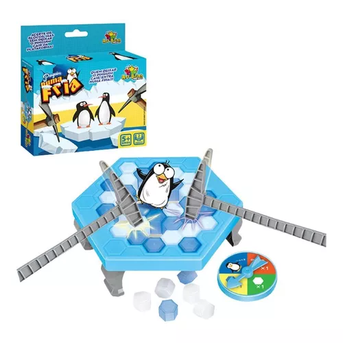 Jogo Infantil Tabuleiro Pinguim Picareta Quebra Gelo Oferta