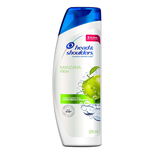 Repuesto Shampoo Head & Shoulders Manzana Fresh en botella de 375mL por 1 unidad
