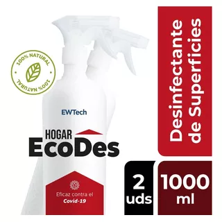 Desinfectante De Superficies Ecodes Hogar 1l