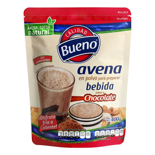 5 Pzs Calidad Bueno Avena En Polvo Para Bebidas Chocolate 40